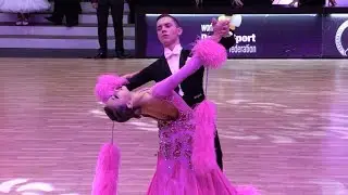 Patrik Buda - Silvia Budova SVK, Slow Foxtrot | WDSF European Championship Youth Standard