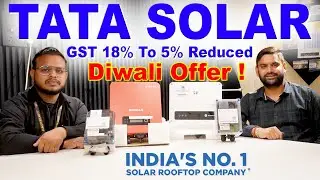 Tata Power Rooftop Solar OnGrid Setup Explained | GST Cut to 5% & Govt Subsidies 2025 | Diwali Offer