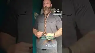 Braiding my beard!