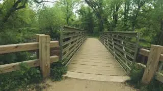 Biking on the Cooper river Park trail - July 2020, Cherry Hill ,New Jersey .