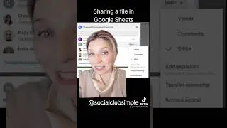 Share Options In Google Sheets