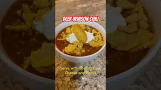 Deer Venison Chili | Just In Time For Fall