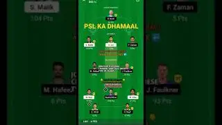 PSL FANTASY TEAM 100% FREE.            #SHORTS