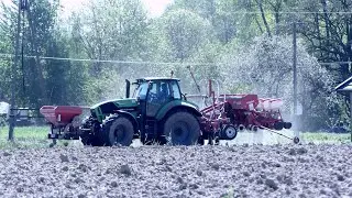 || Siew pasowy Kukurydzy 2k19 || Jedyny taki zestaw na Youtube || Deutz-Fahr 7230 TTV+Gaspardo ||