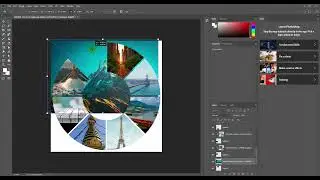 Polar grind  photo collage  in photoshop