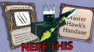 This Weapon NEED'S A Nerf (Master Hawk's Handaxe + Cornered Fool) | Deepwoken