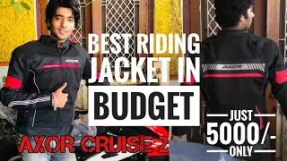 Riding Jacket | AXOR Cruise2 BlackRed Riding Jacket | Full Detailed Review | AXOR | Safety Gears