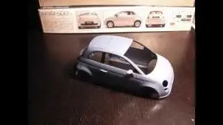 Fiat 500 1/24 Fujimi Building step by step