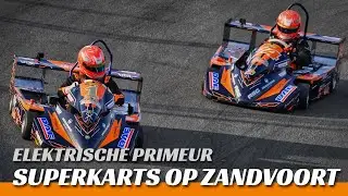 PRIMEUR: elektrische superkarts op Circuit Zandvoort