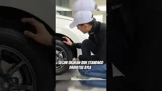 Ukuran velg dan ban depan belakang Daihatsu ayla type R 2024