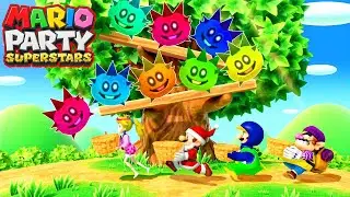 Mario Party Superstars - Best Minigames - Mario vs Wario vs Luigi vs Peach (Master CPU)