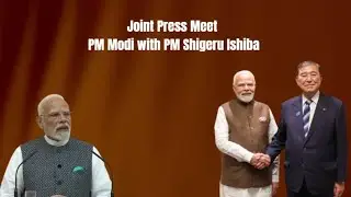 Joint Press Meet - PM Modi with PM Shigeru Ishiba