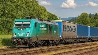 „Wenn Neu und Alt aufeinandertreffen – BR 188 & BR 152 in Luisenthal“