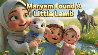 Maryam Found a Little Lamb 🐑🌙 | Islamic Kids Poem | Muslim Nursery Rhymes