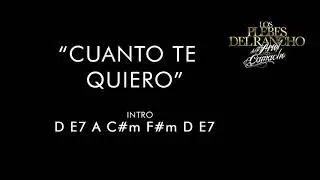 Cuanto Te Quiero Los Plebes del Rancho (Letra & Acordes)