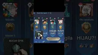 ketika lu mabar sama temen pake akun Smurf yang masih Epic #mlbb #akunsmurf #mabar #epic #ranked