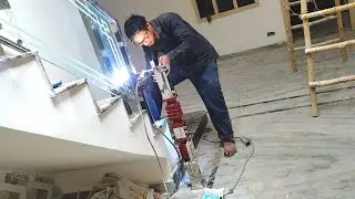 Steel railing pillar fitting | how to install pillar stainless steel