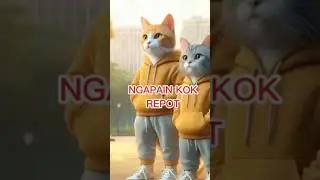 NGAPAIN REPOT CAT VER | KUCING LUCU BERJOGET TREND TIKTOK MENARI FYP DANCE CATS CUTE VIRAL