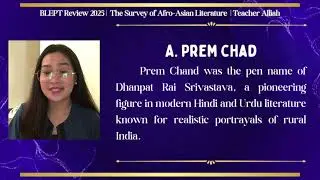 BLEPT Review 2025 | The Survey of Afro-Asian Literature | Teacher Alliah