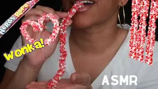ASMR EATING NERD ROPE CANDY SOUNDS