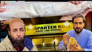 KARACHI SPECIAL | Shapater Roll with Jawad Bhai Jan | TASTE TEST! 🍱 | Street Food Vlog