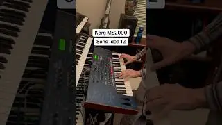 Korg MS2000  Song Idea 12 VINTAGE SYNTH SOUNDS and MUSIC #asmr #chill #techno #space #trance