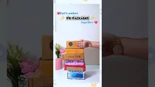 Let's unbox PR packages together ❤️ #pr #unboxing #ytshorts #shorts #ugc #ugccreator #ugccontent