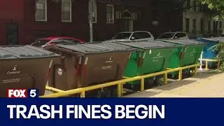 Trash fines begin in NYC