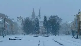 Winter in Ko&scaron;ice, Slovakia ❄️🇸🇰| 4K
