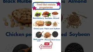 Progesterone : How You Can Increase your Progesterone levels | Progesterone Rich Foods #viralshort