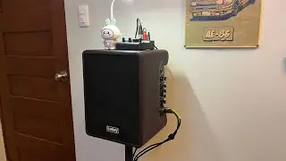 Battery Powered acoustic amp!! Pinaka magandang busking amp! A fresco Laney