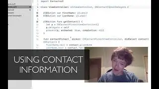Using Contact Data in your iOS Devices