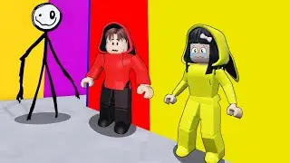 Yuta, Mio Dan Baby Celine Sembunyi Dari Monster Cat || ROBLOX