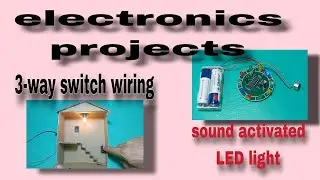 Three way switch and sound activated lights @artandtech3947 