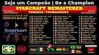 🔴 LIVE 2024_08_02[ stage.1 vs Bls-1 ]1v1 STARCRAFT TOURNAMENT BO5 / F5 / EP2 /J02 | VUDU (comentada)