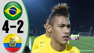 Бразилия 4 &times; 2 Эквадор | Расширенный обзор и все голы - Кубок Америки 2011 HD