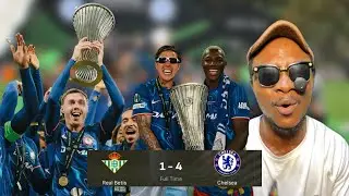 Chelsea 4 - 1 Real Betis Chelsea are the champions #chelsea #realbetis #confrenceleague #latest