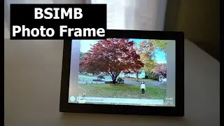 Распаковка и настройка 10,1-дюймовой цифровой фоторамки BSIMB с Wi-Fi
