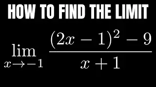 How to Find the Limit a Limit using the Difference of Square Formula: Two Solutions