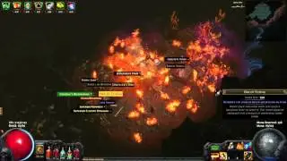Path of Exile Mj&ouml;lner + Elemental Conflux