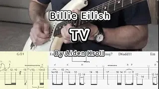 TV - Billie Eilish (by Aiden Kroll) Guitar TABS