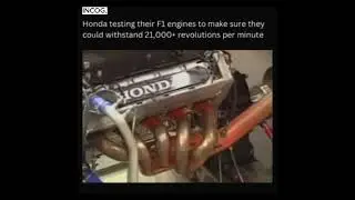 Honda's F1 Engine at 21,000+ RPM Sounds Insane. 🔥 | #shorts