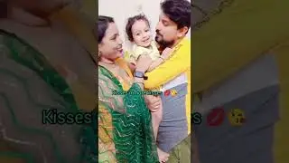 Kisses n more kisses 😘 #kiss #family #funny #fatherdaughter #mydaughter #trending #shorts #ytshorts