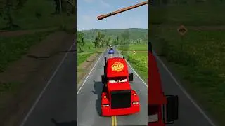 Zombie Cars McQueen vs Giant Hammer! Ultimate Destruction | BeamNG Drive #carcrash