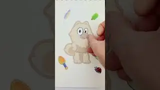 DIY Bluey Paper Stickers with judo friends: Crafting with Friends and Fun! #diy #bluey #paper