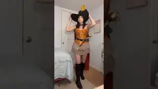 Примерка костюма на Хэллоуин!🎃 Кот в сапогах!🐱 #хеллоуин