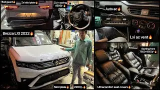 Brezza 2022✅brezza 2022 lxi modification✅Brezza 2022 climate control✅brezza 2022 modified✅