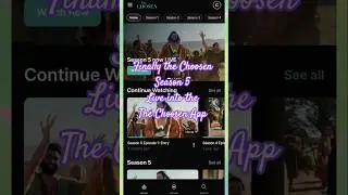 🔥 The Chosen Season 5 Live NOW! | Watch in The Chosen App