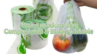 Biodegradable and compostable produce bags