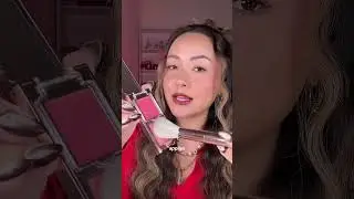 A mini version?!🥹 Trying the mini blush set in shade (she&rsquo;s that girl) from Patrick Ta #blush
